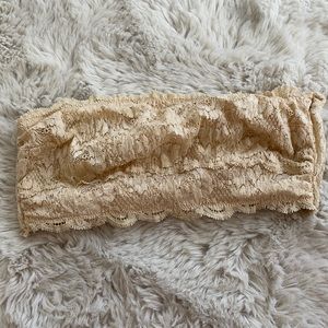 cosabella nude lace bandeau